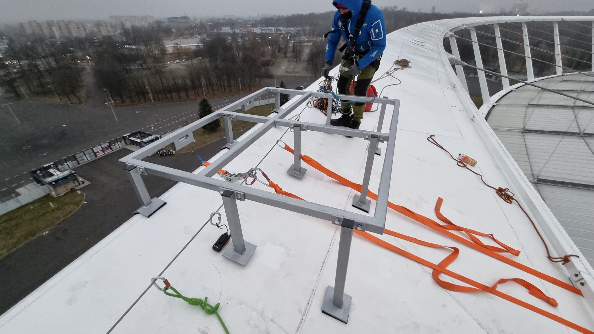 Skok na bungee ze Stadionu Śląskiego