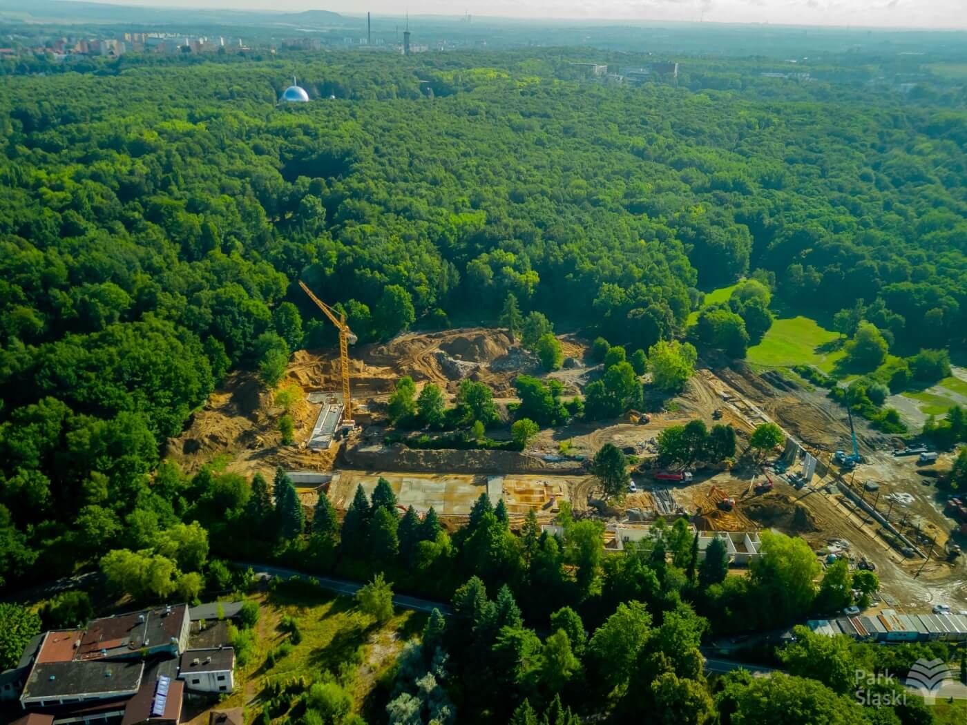 Budowa nowej Fali w Parku Śląskim