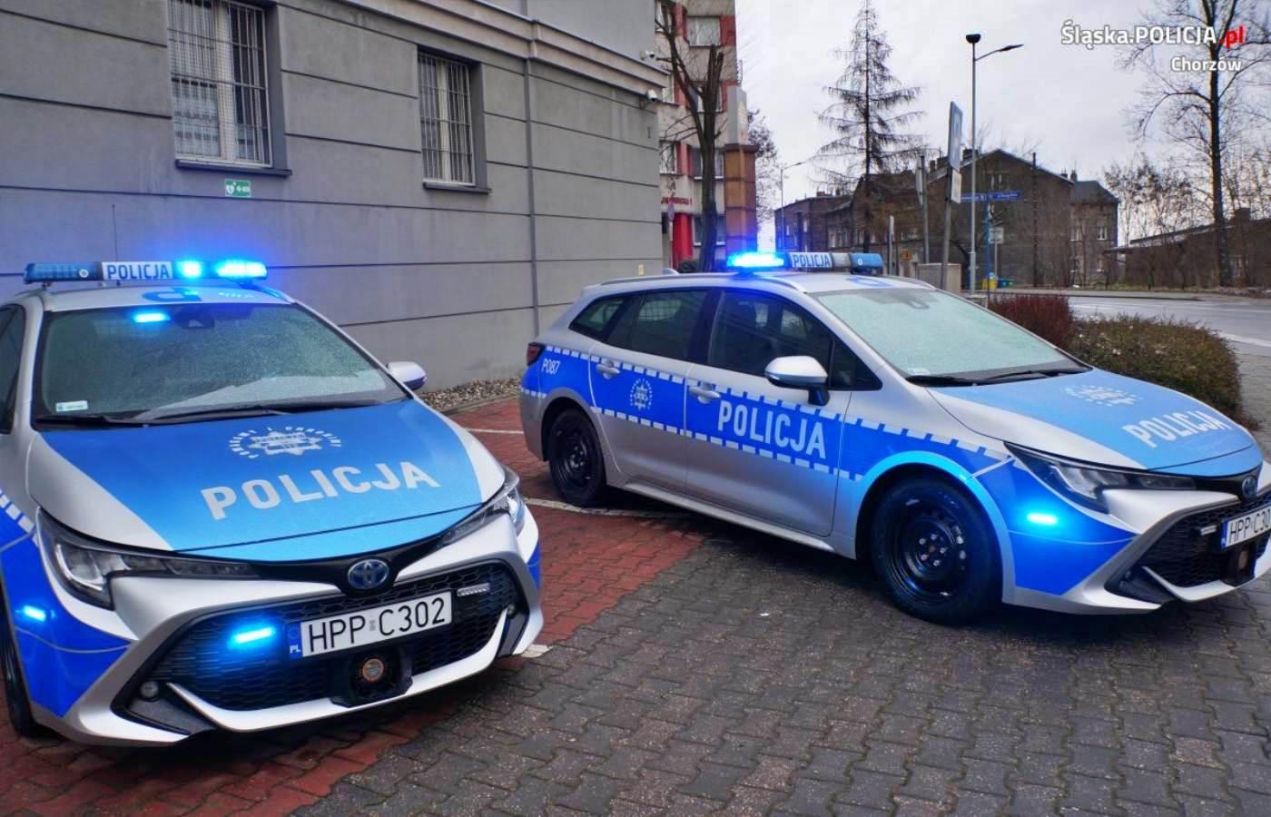 Chorzowska policja ma nowe radiowozy z napędem hybrydowym