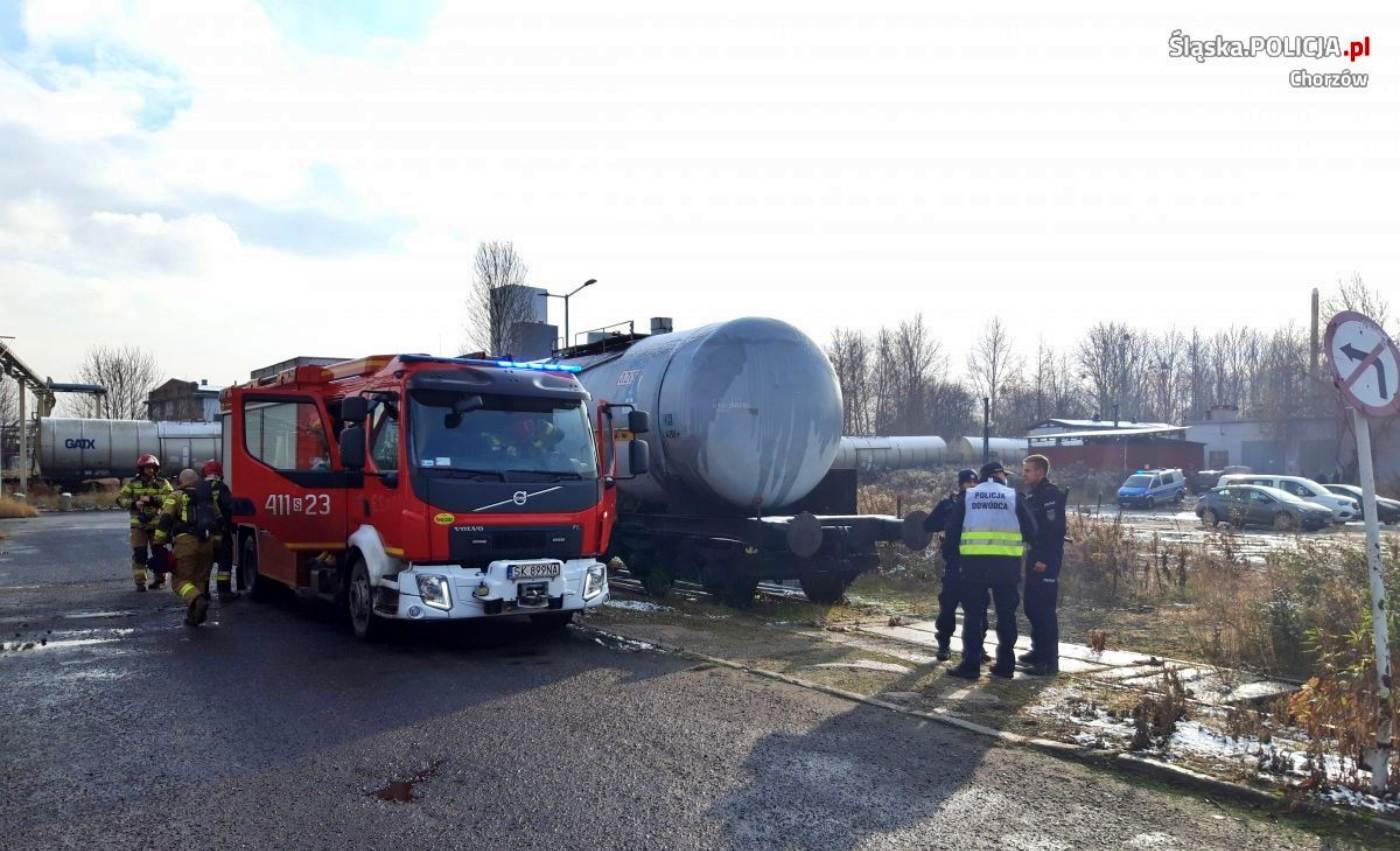 Chorzów pożar w zakładzie Novichem 3