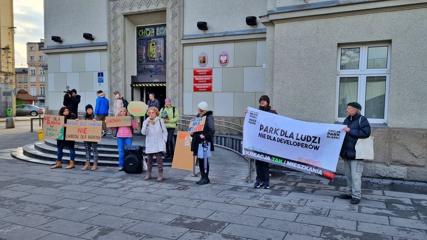 Chorzowscy radni za budową osiedla przy Parku Śląskim