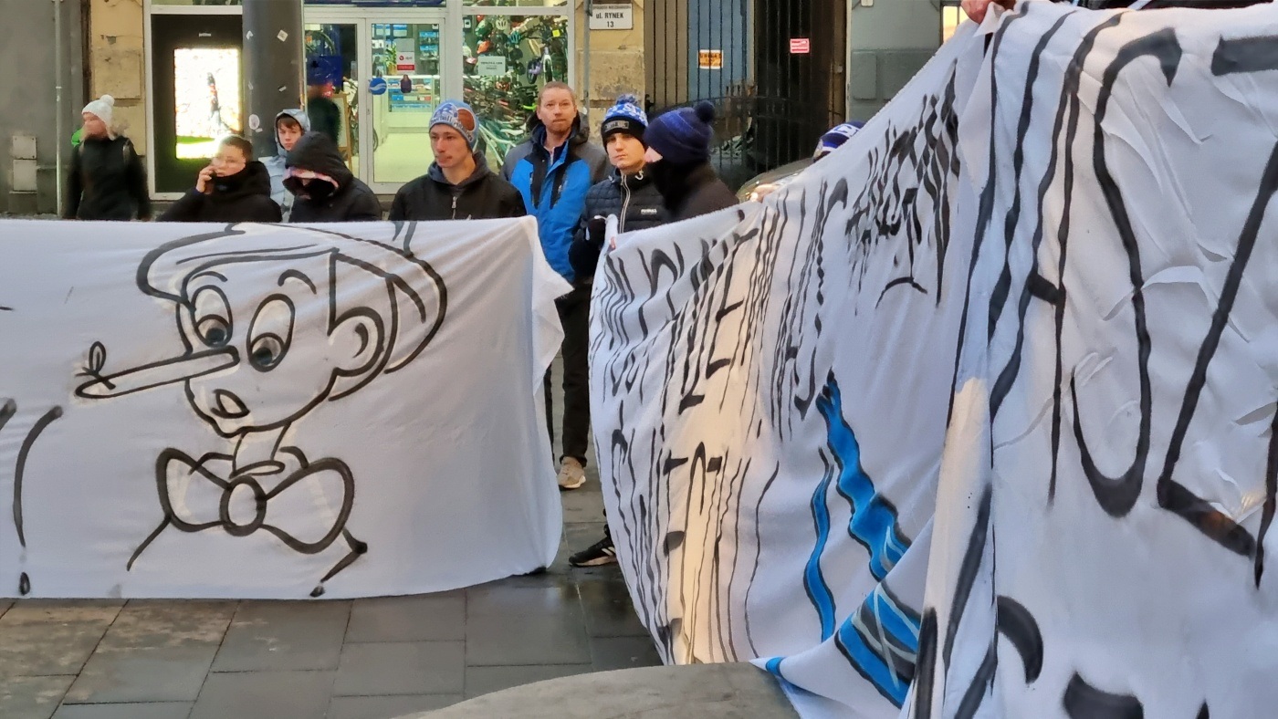Demonstracja kibiców Ruchu Chorzów 11