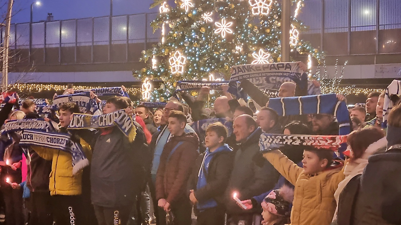 Demonstracja kibiców Ruchu Chorzów 20