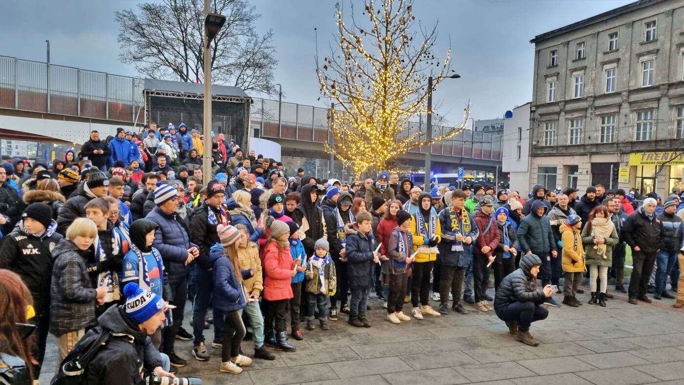 Demonstracja kibiców Ruchu Chorzów 9