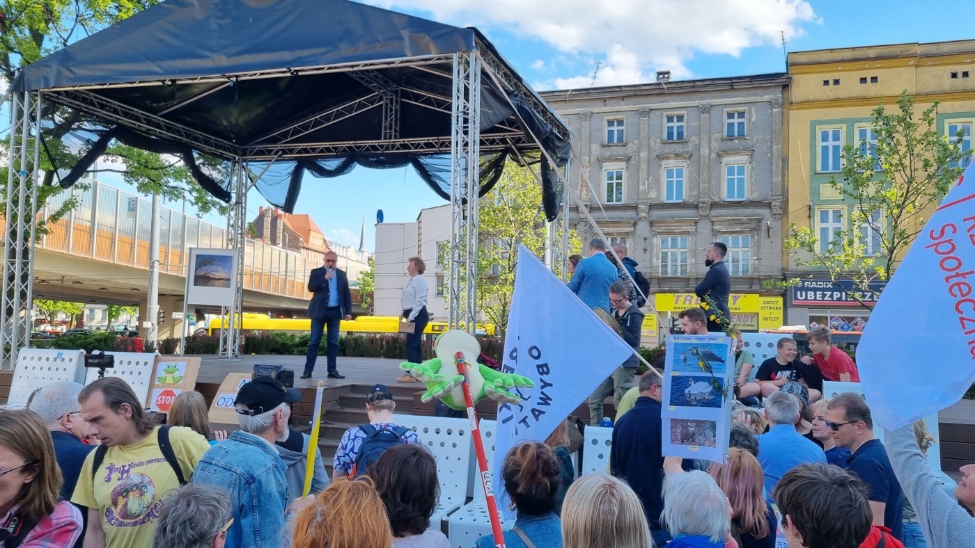 Demonstracja w obronie Żabich Dołów 16