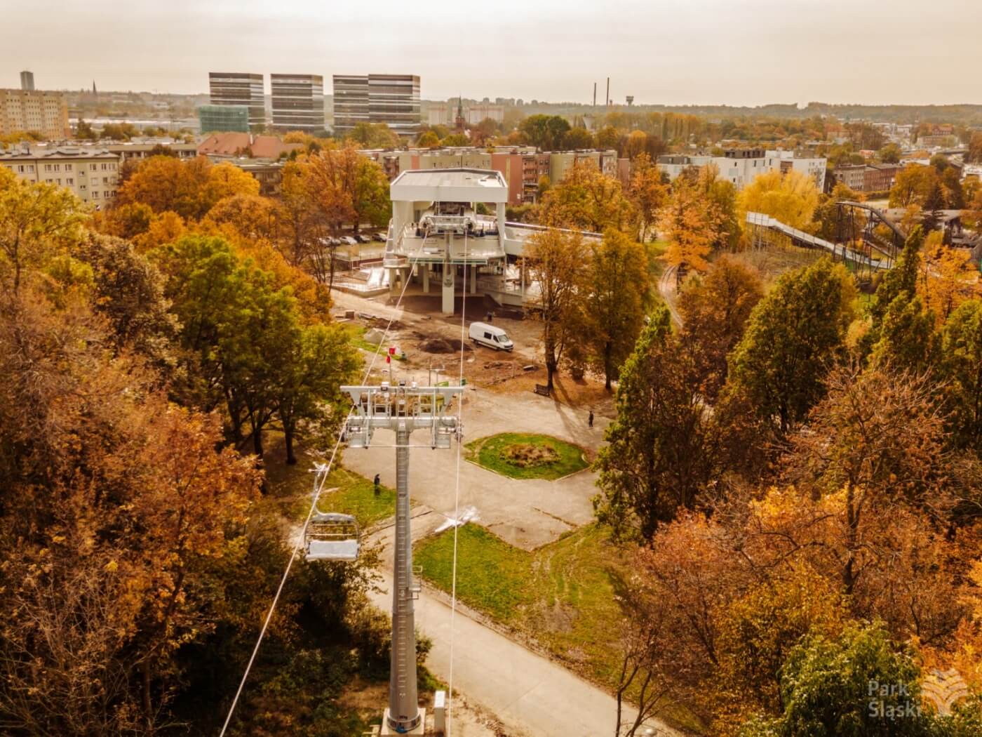 Druga linia Elki w Parku Śląskim prawie gotowa