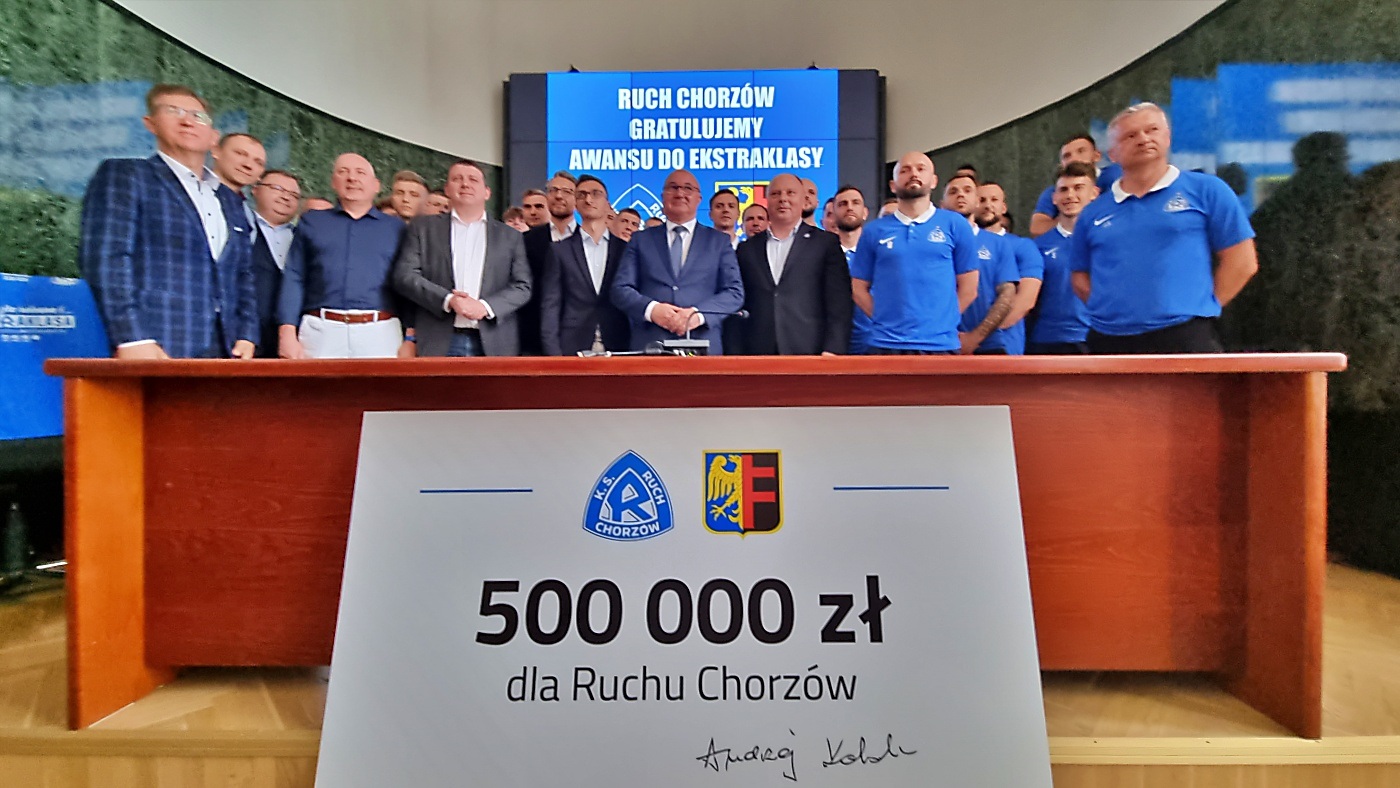 Ekstraklasa za pół miliona złotych Nagroda dla Ruchu Chorzów