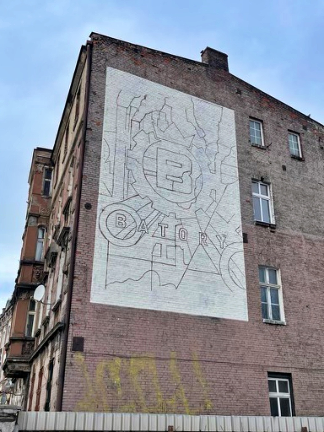 Hutniczy mural Chorzów Batory