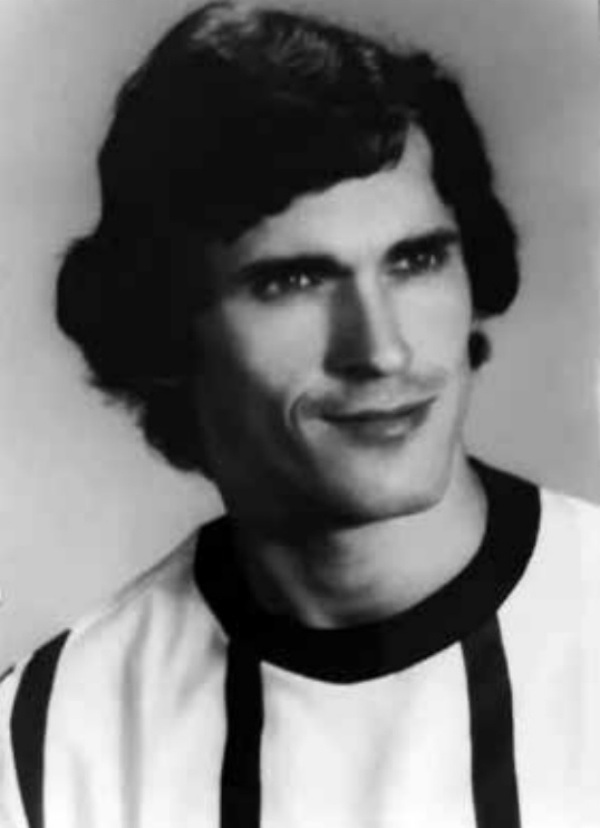 Joachim Marx jako piłkarz Ruchu Chorzów w 1974 r