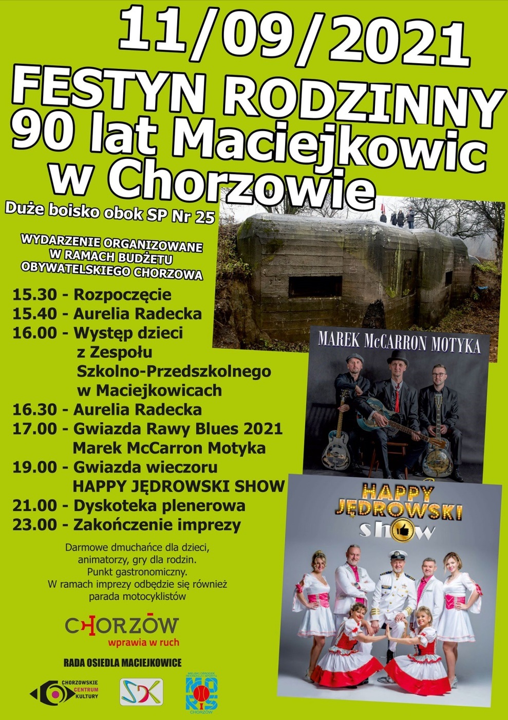 Festyn Rodzinny w Maciejkowicach - harmonogram