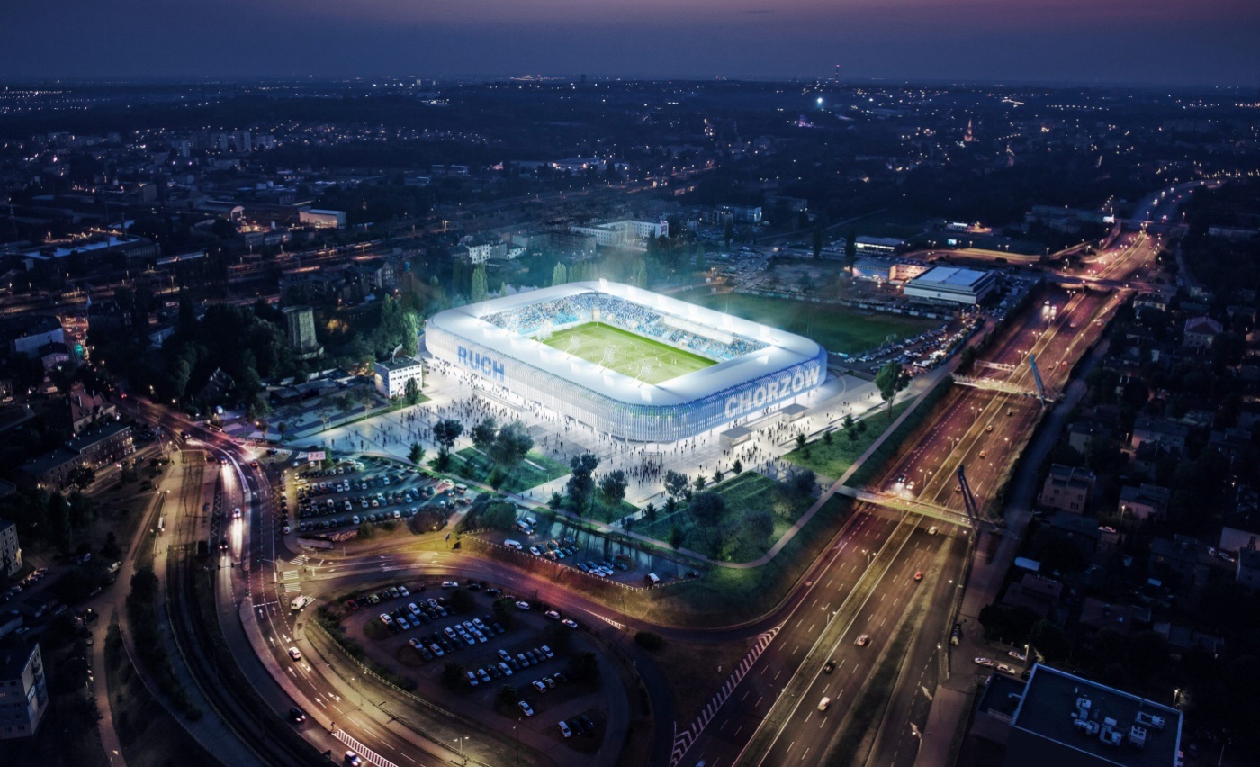 Nowy stadion Ruchu Chorzów coraz bliżej Miejscy radni jednogłośni