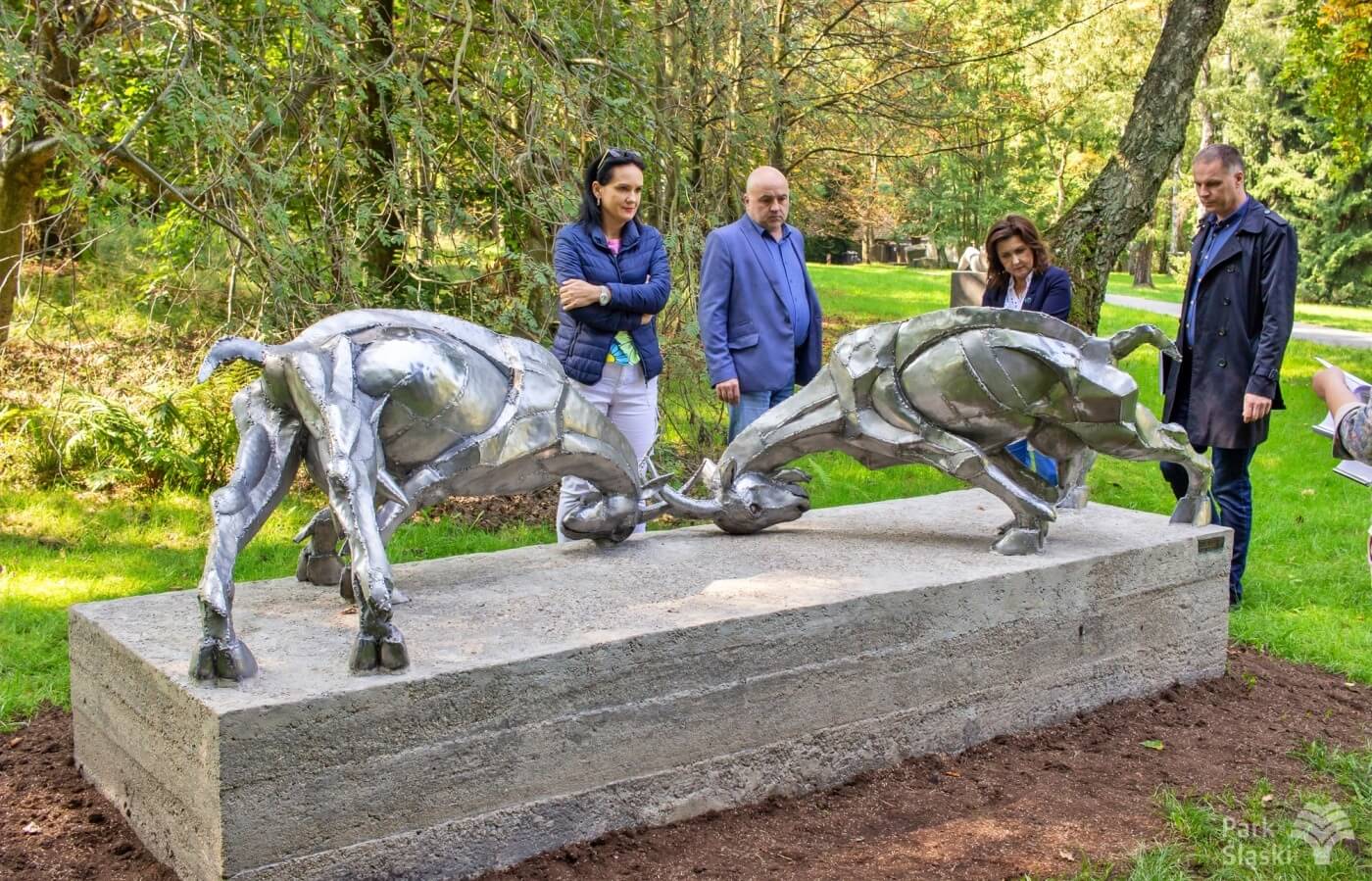 Park Śląski odrestaurowane rzeźby 2