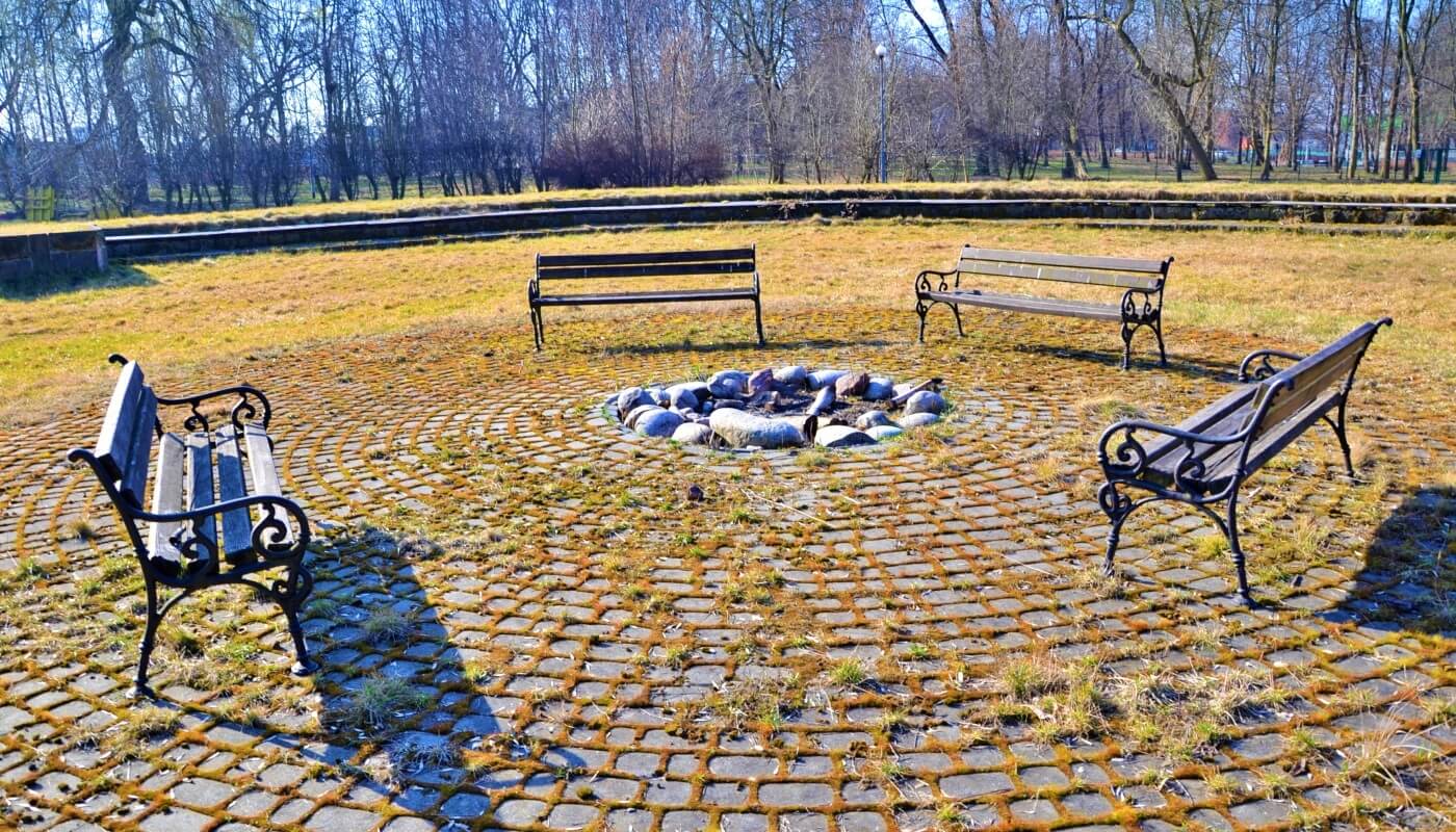 Park Śląski pole kempingowe