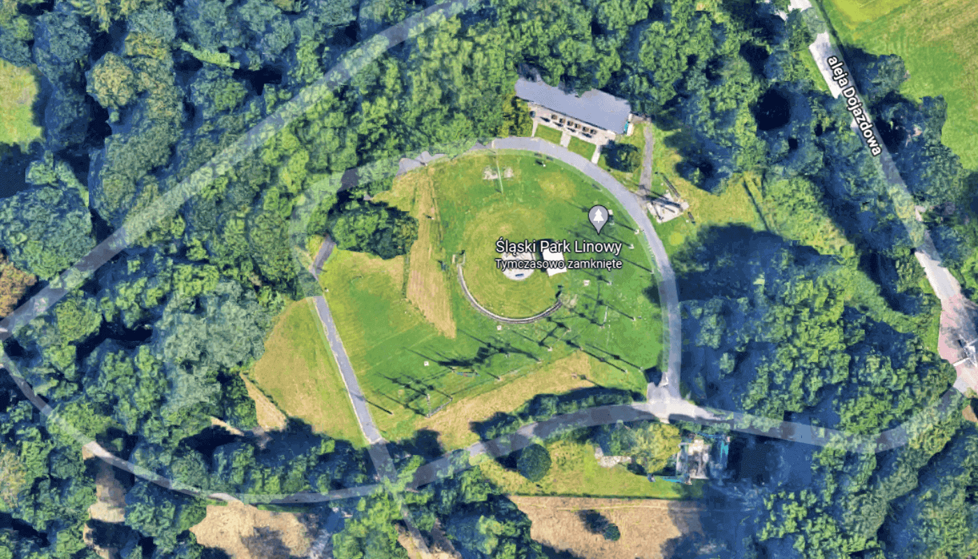 Park Śląski pole kempingowe