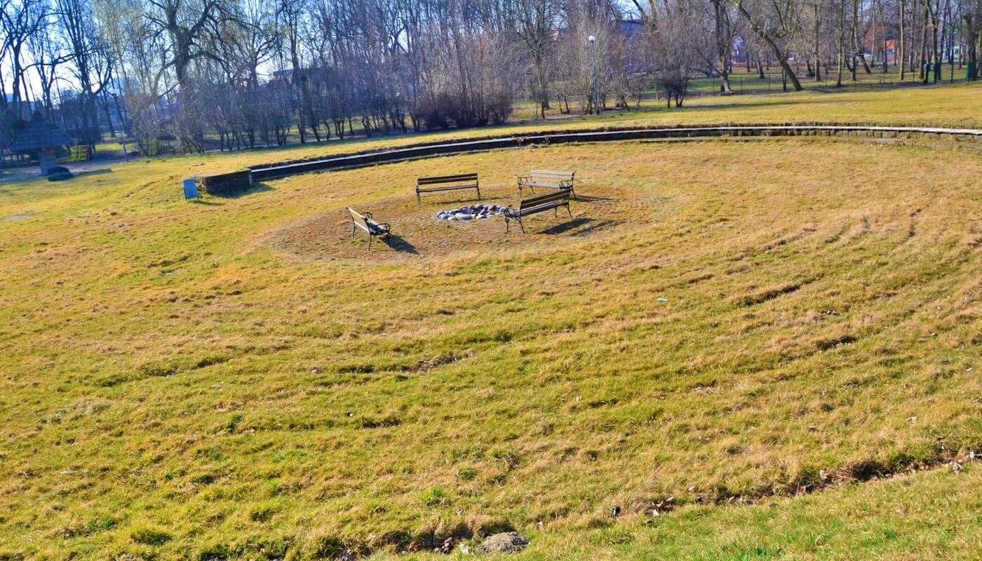 Park Śląski pole kempingowe