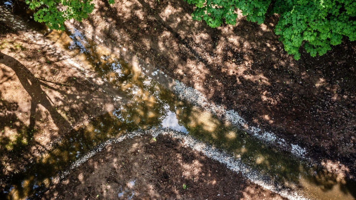 Park Śląski Odbudowany polder przeciwpowodziowy 7