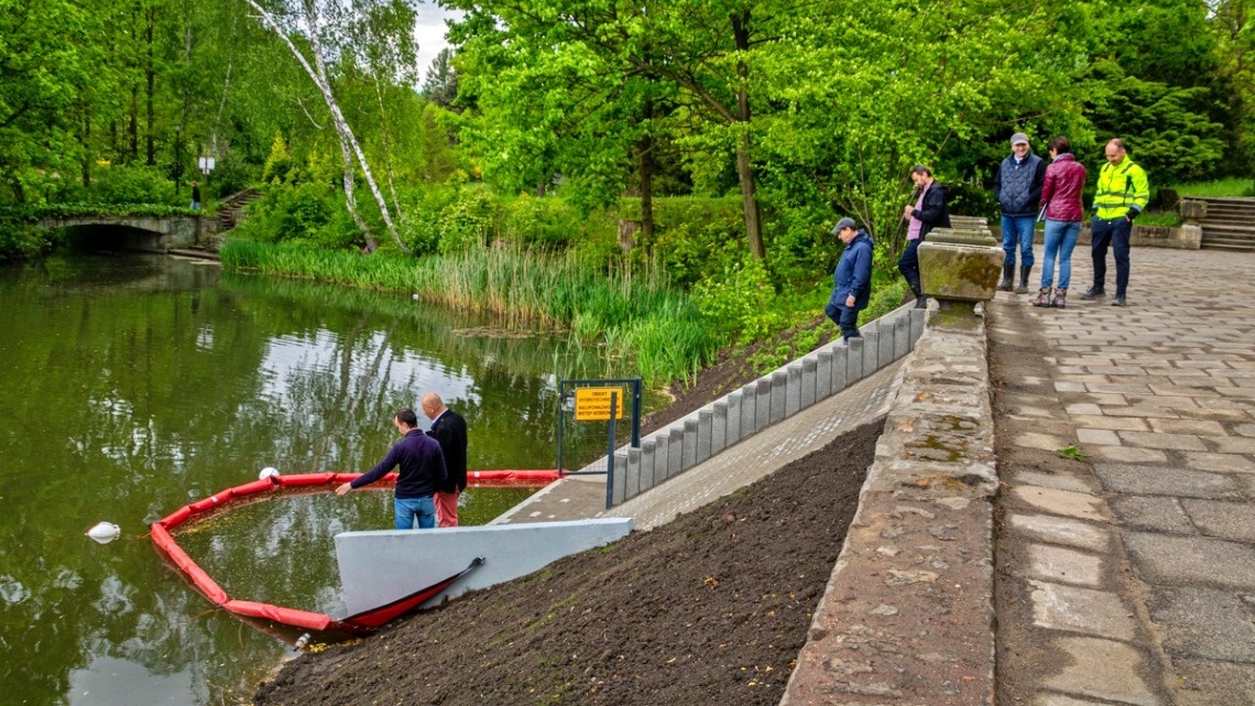 Park Śląski Odbudowany polder przeciwpowodziowy 8