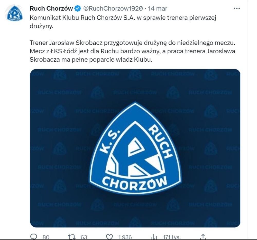 Komunikat Ruchu Chorzów