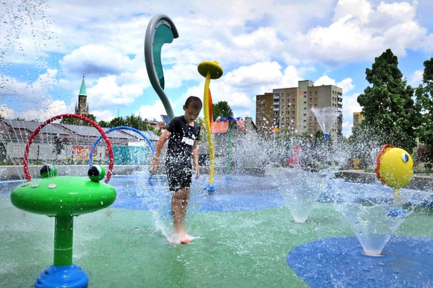 Rusza sezon na wodnym placu zabaw w Chorzowie