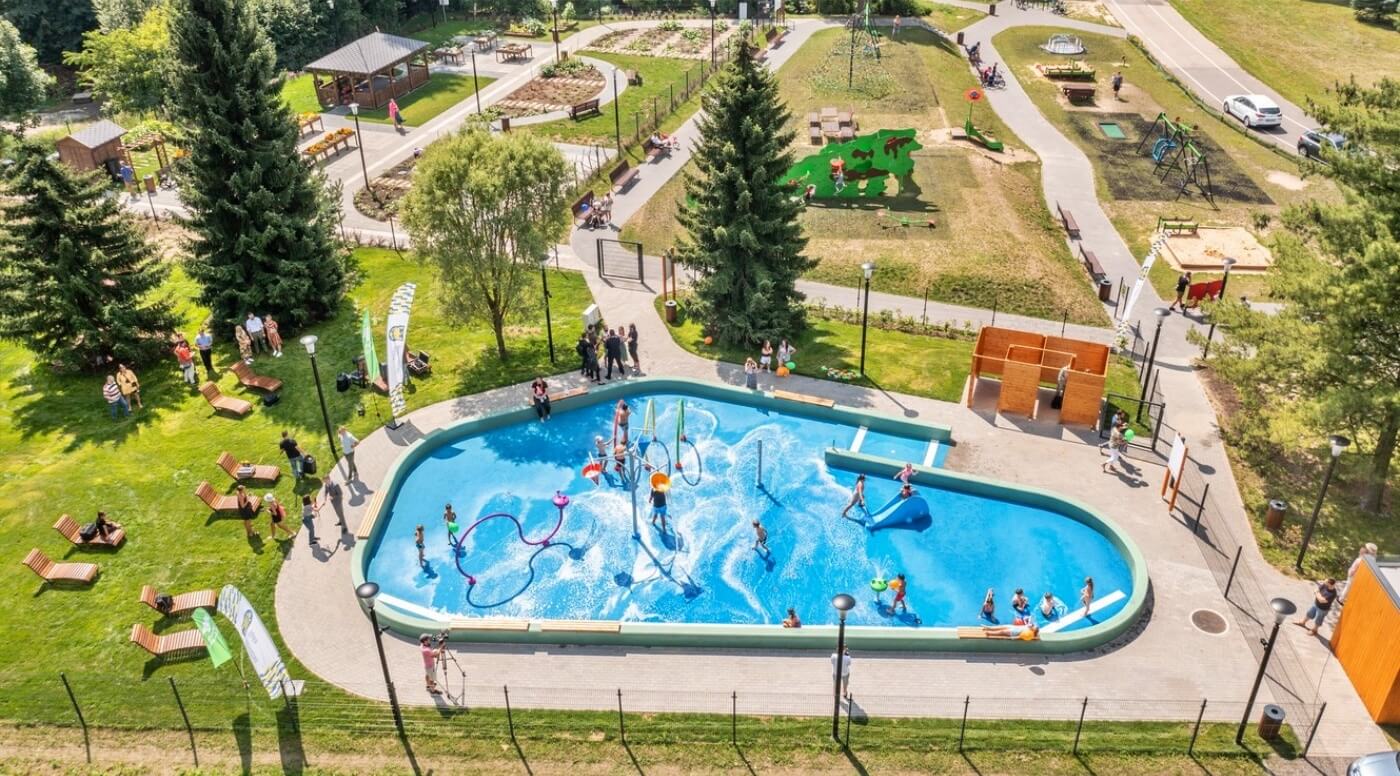 Wodny plac zabaw w Parku Śląskim rozpoczyna sezon