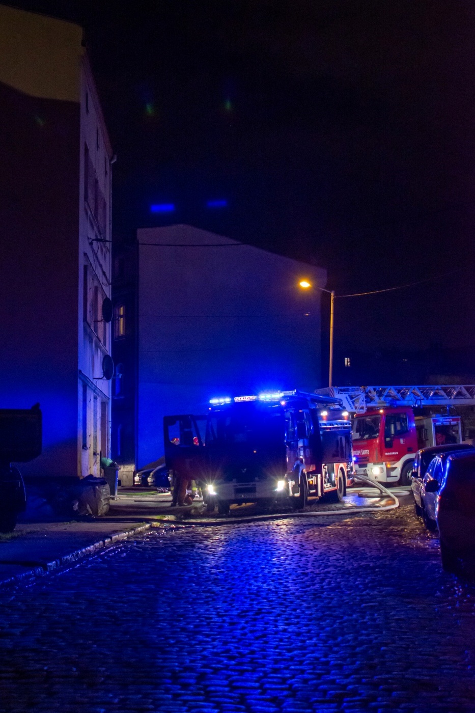 Wybuch gazu i pożar w Chorzowie Starym 3