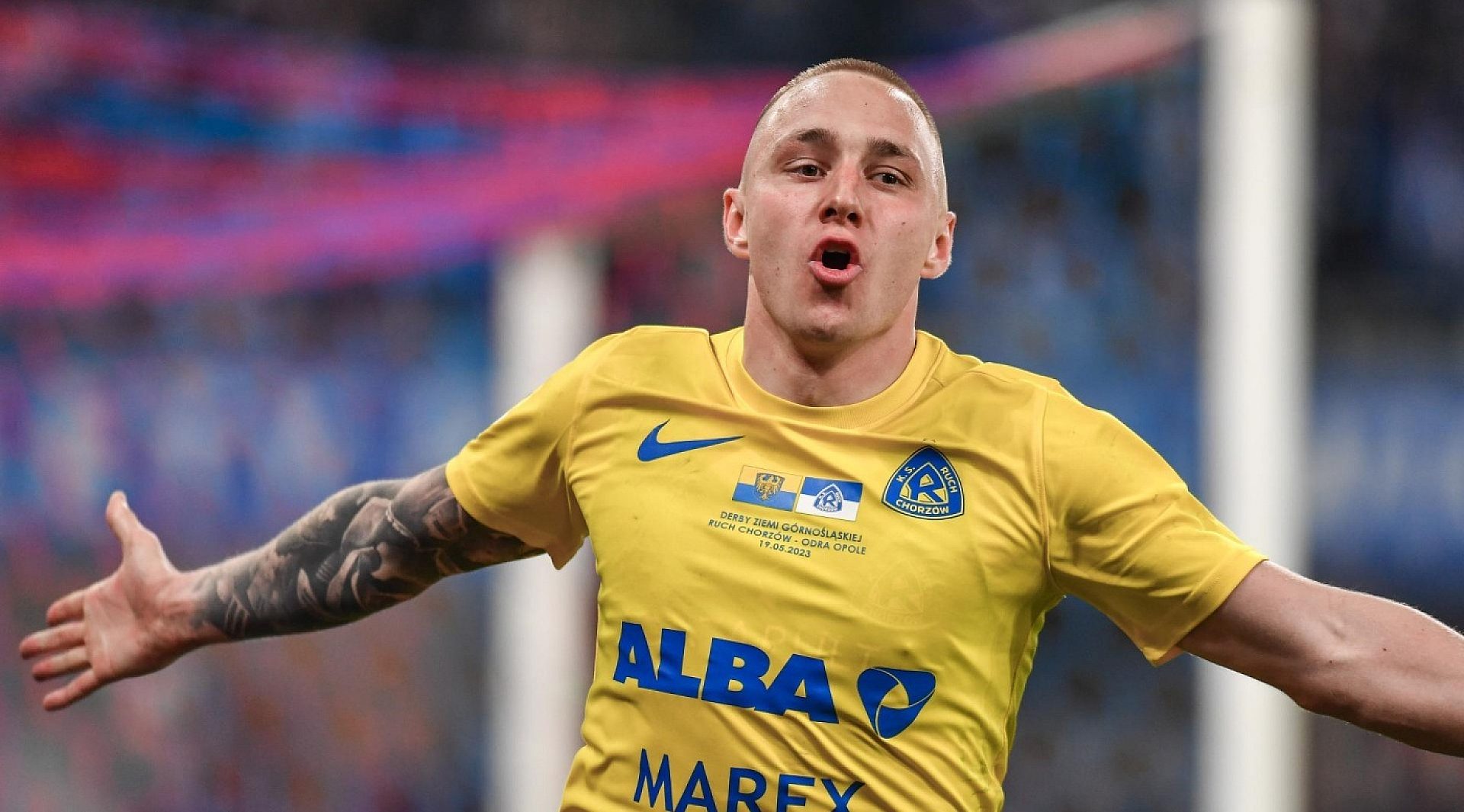 Napastnik Ruchu Chorzów piłkarzem maja Fortuna 1 ligi Napastnik Ruchu Chorzów piłkarzem maja Fortuna 1 ligi