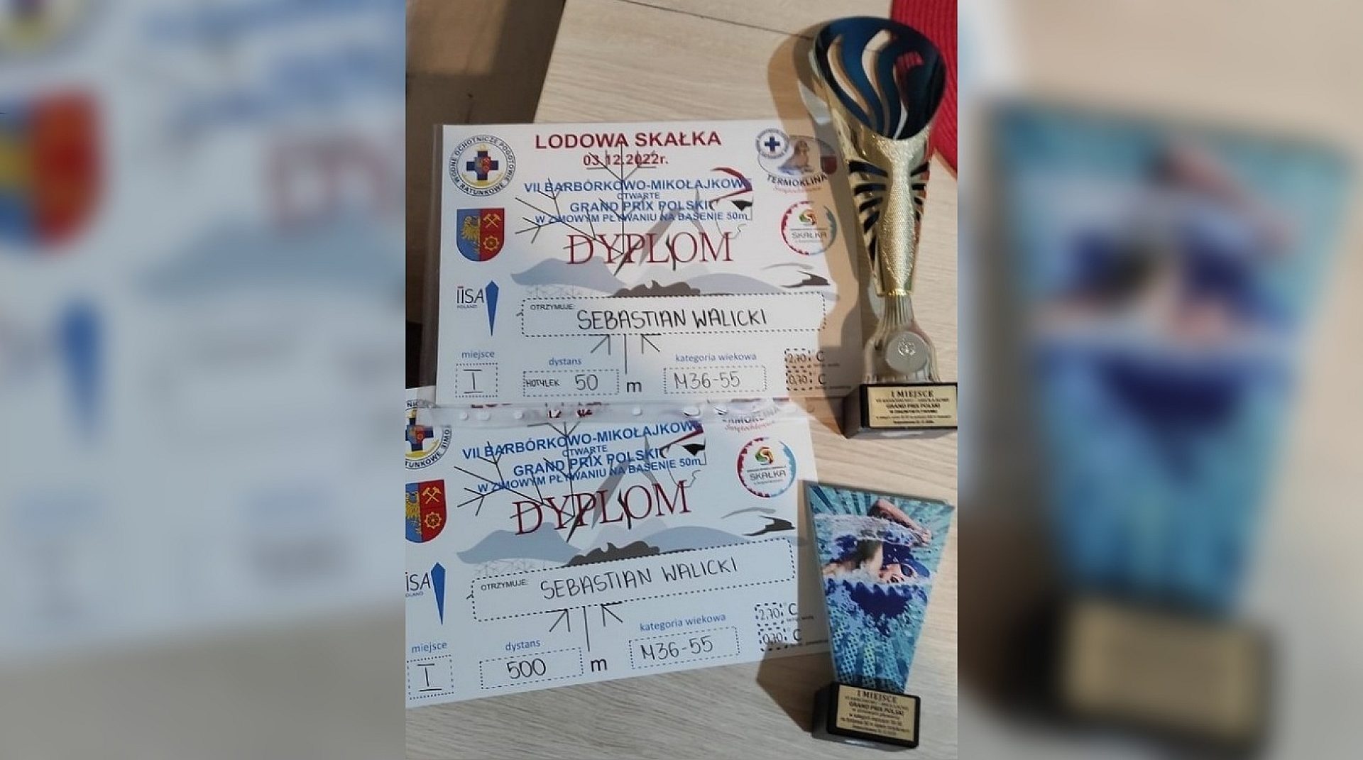 Policjant z Chorzowa zwyciężył w Zimowym Pływaniu Policjant z Chorzowa zwyciężył w Zimowym Pływaniu