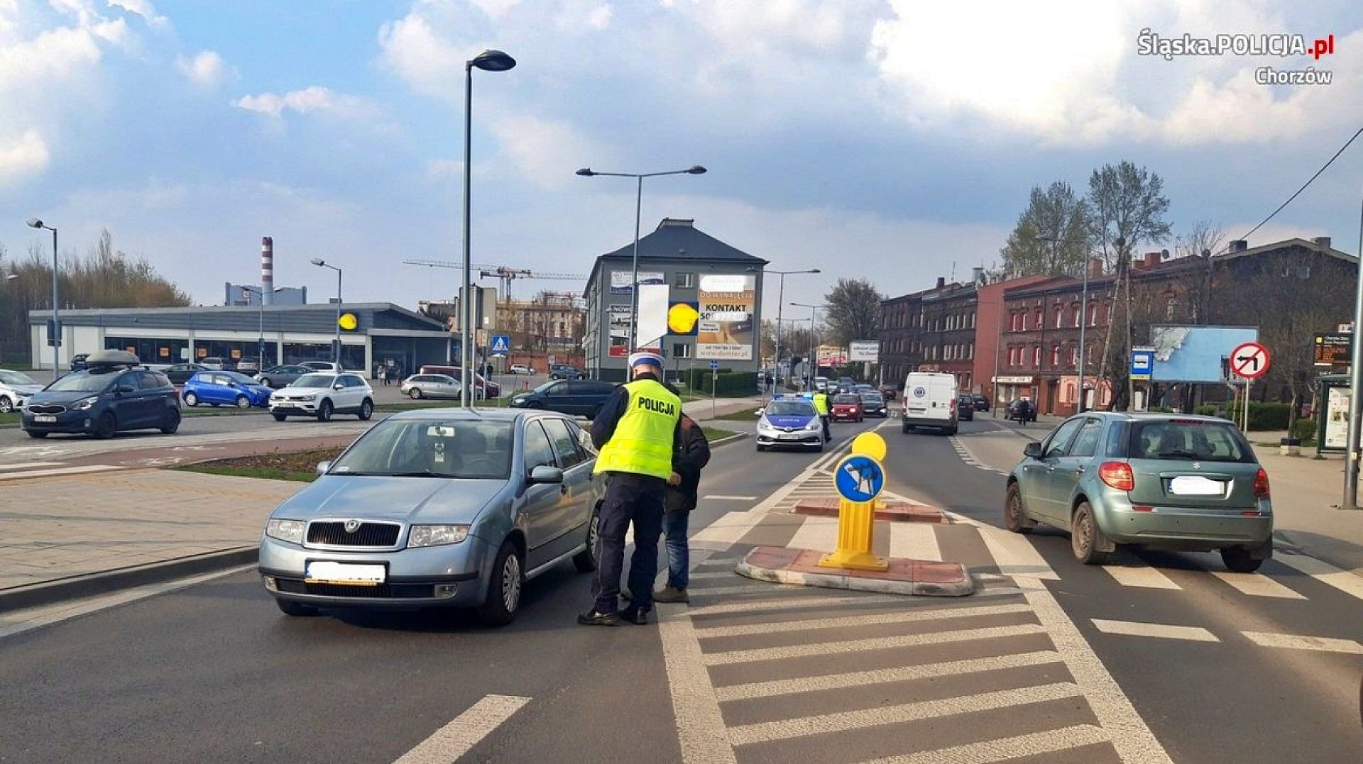 Chorzów potrącenie na przejściu dla pieszych Chorzów potrącenie na przejściu dla pieszych