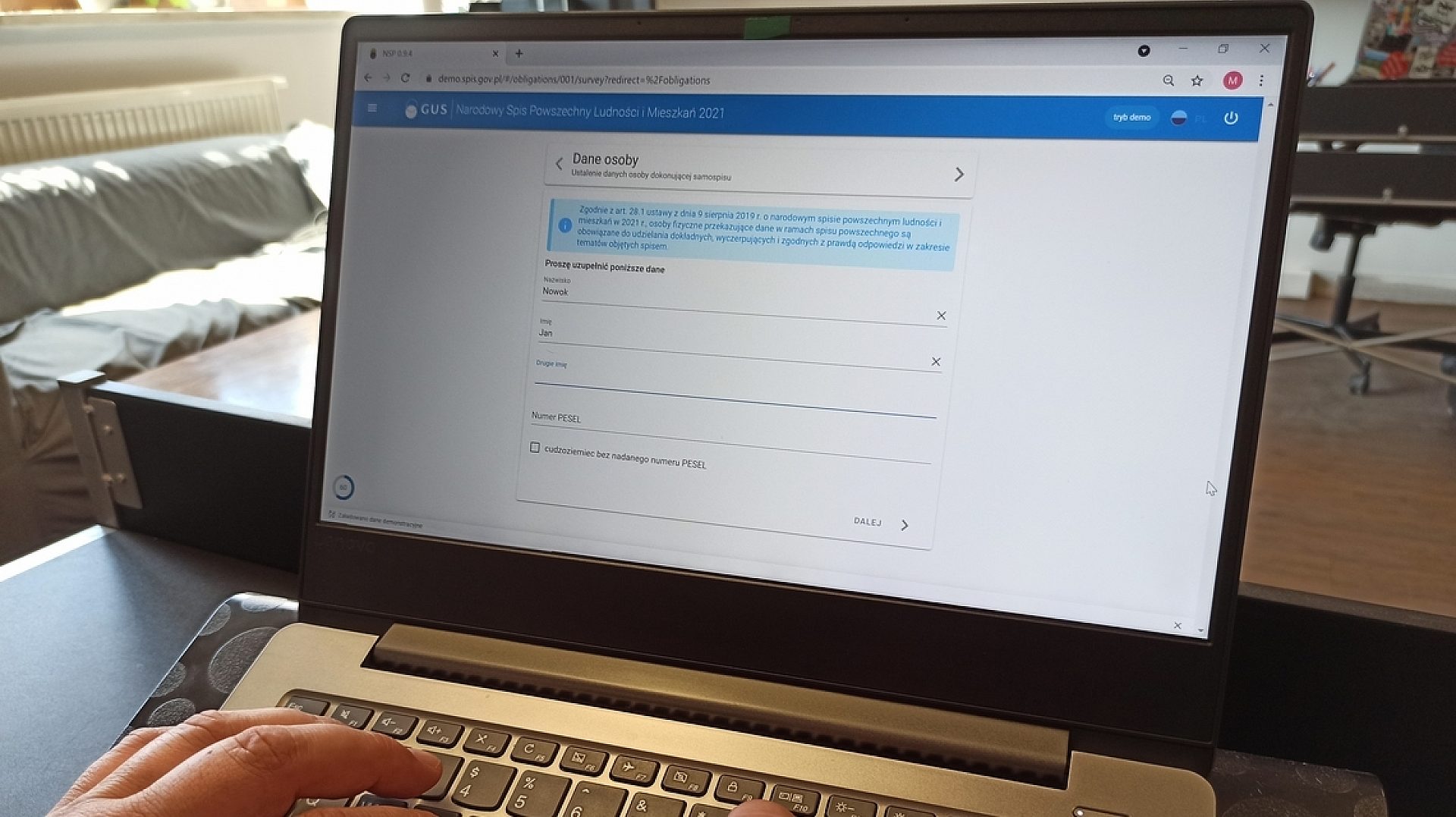 Narodowy spis powszechny Narodowy spis powszechny