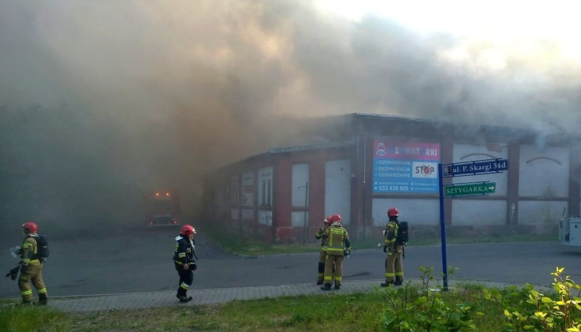 Chorzow pozar Chorzow pozar