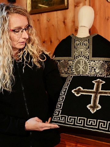 Chorzów Skansen dawne szaty liturgiczne 8 Chorzów Skansen dawne szaty liturgiczne 8