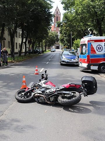 Wypadek w Chorzowie na ul. Krzyżowej Wypadek w Chorzowie na ul. Krzyżowej