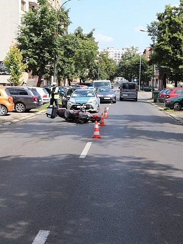 Wypadek w Chorzowie na ul. Krzyżowej Wypadek w Chorzowie na ul. Krzyżowej