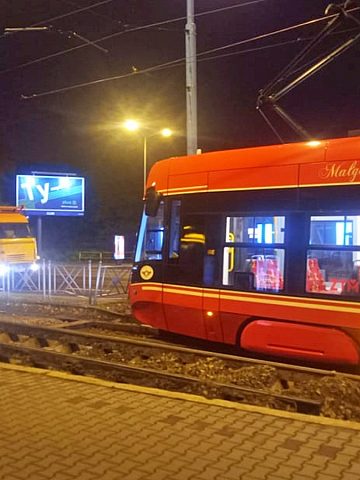 Chorzów AKS wykolejony tramwaj 3 Chorzów AKS wykolejony tramwaj 3