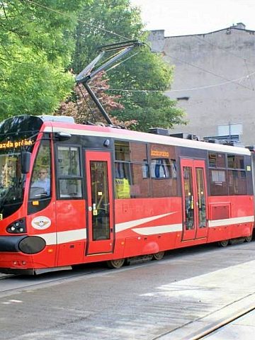 Chorzów tramwaje na ul Hajduckiej 1 Chorzów tramwaje na ul Hajduckiej 1
