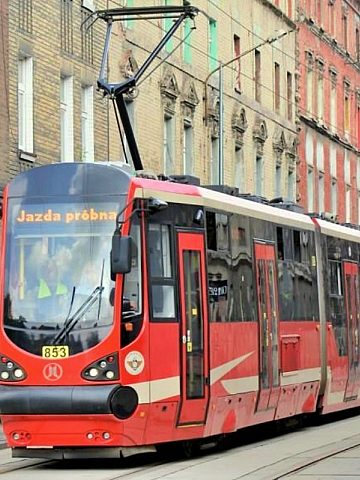 Chorzów tramwaje na ul Hajduckiej 3 Chorzów tramwaje na ul Hajduckiej 3
