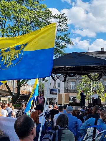 Demonstracja w obronie Żabich Dołów 18 Demonstracja w obronie Żabich Dołów 18