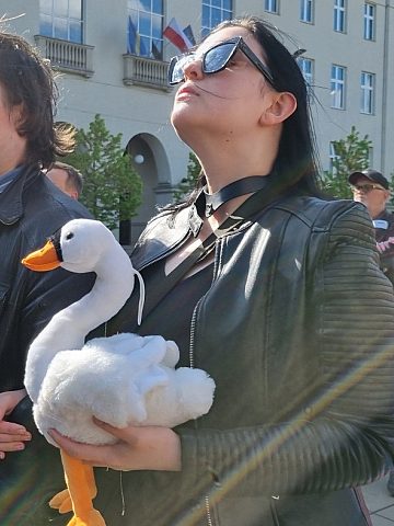 Demonstracja w obronie Żabich Dołów 5 Demonstracja w obronie Żabich Dołów 5