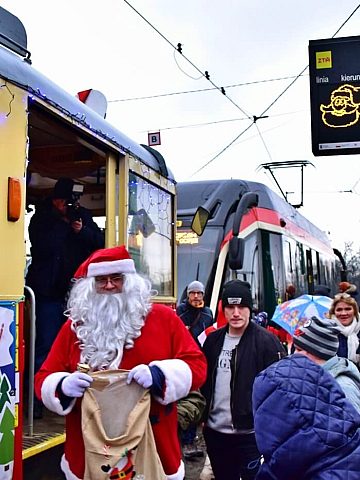 Mikołaj przyjedzie do Chorzowa tramwajem 1 Mikołaj przyjedzie do Chorzowa tramwajem 1