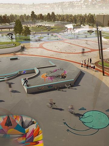 Park Śląski miasteczko ruchu drogowego Park Śląski miasteczko ruchu drogowego