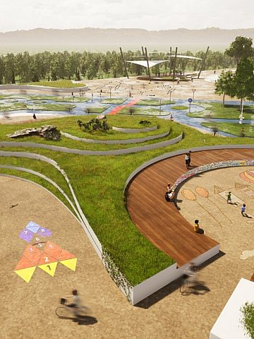 Park Śląski miasteczko ruchu drogowego Park Śląski miasteczko ruchu drogowego