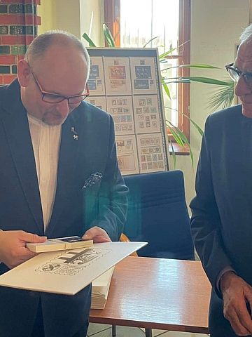 Pocztówka z Piechniczkiem Pocztówka z Piechniczkiem