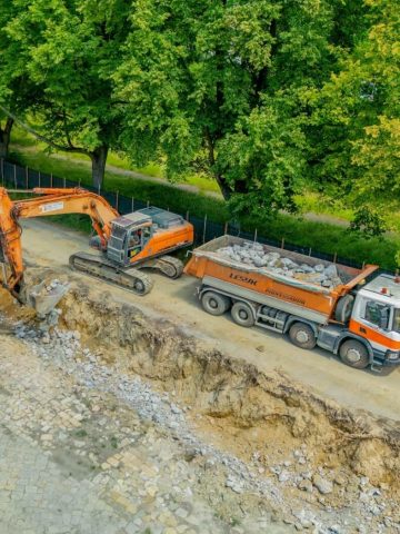 Postępy prac przy modernizacji Kanału Regatowego w Parku Śląskim 8 Postępy prac przy modernizacji Kanału Regatowego w Parku Śląskim 8