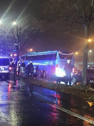 Ruch Chorzów Motor Lublin interwencja policji 1 Ruch Chorzów Motor Lublin interwencja policji 1