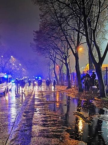 Ruch Chorzów Motor Lublin interwencja policji 3 Ruch Chorzów Motor Lublin interwencja policji 3