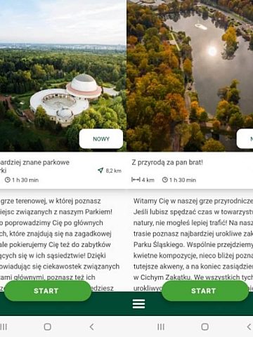 Mobilna aplikacja Parku Śląskiego Mobilna aplikacja Parku Śląskiego