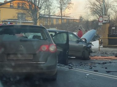 Wypadek na ul. Katowickiej w Chorzowie Wypadek na ul. Katowickiej w Chorzowie