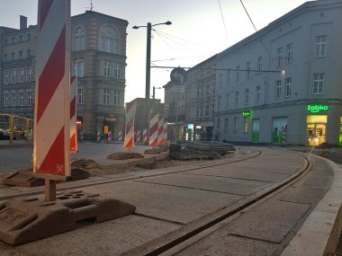 Chorzów torowisko ul. Powstańców Chorzów torowisko ul. Powstańców