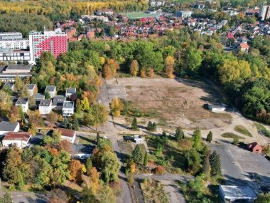 Chorzów Teren po zawalonej hali MTK