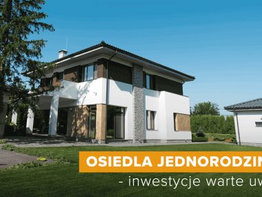 Osiedla Jednorodzinne
